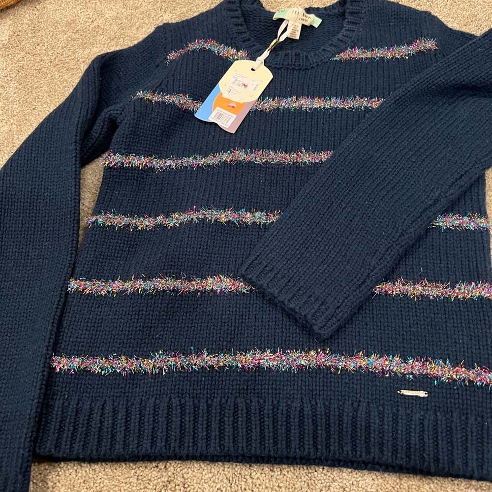 Ted baker sweater with embellished stripes